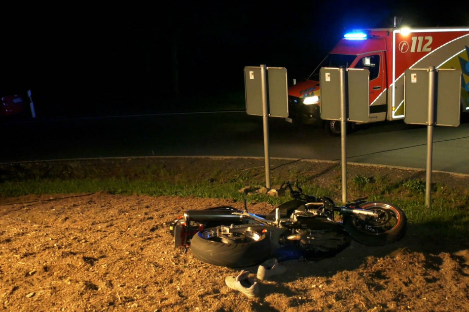 Motorradunfall in der Oberpfalz: Zwei Männer schwer verletzt