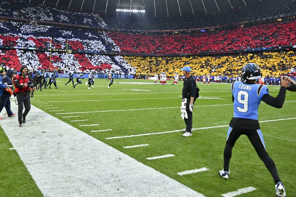 München feiert die NFL. Nach den beiden Partien 2022 und 2024 (Foto) will die Stadt auch die "German Games" 2026 und 2028 ausrichten.