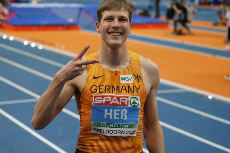 Dreispringer Max Heß (29).