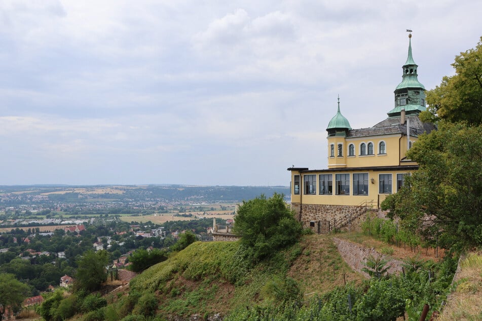 Marcos "Baby", das Spitzhaus über Radebeul.