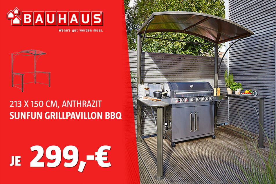 BBQ Pavillon für 299 Euro