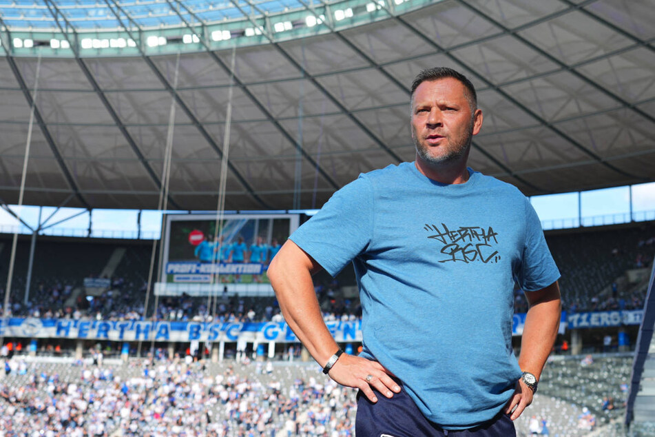 Hertha-Coach Pal Dardai (47) geht nicht von einem schnellen Wiederaufstieg aus.