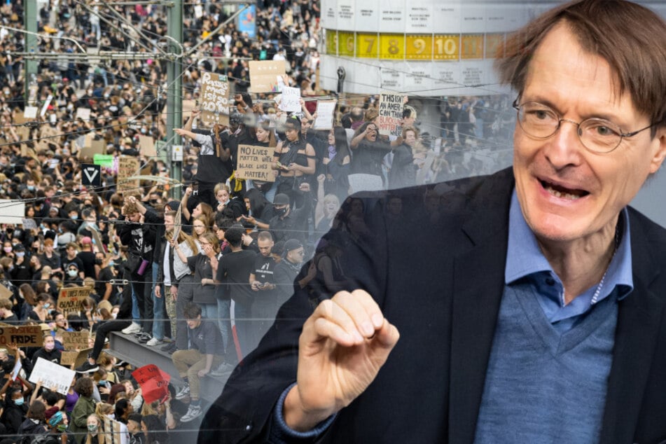SPD-Gesundheitsexperte Karl Lauterbach sieht die jüngsten Massendemonstrationen kritisch.