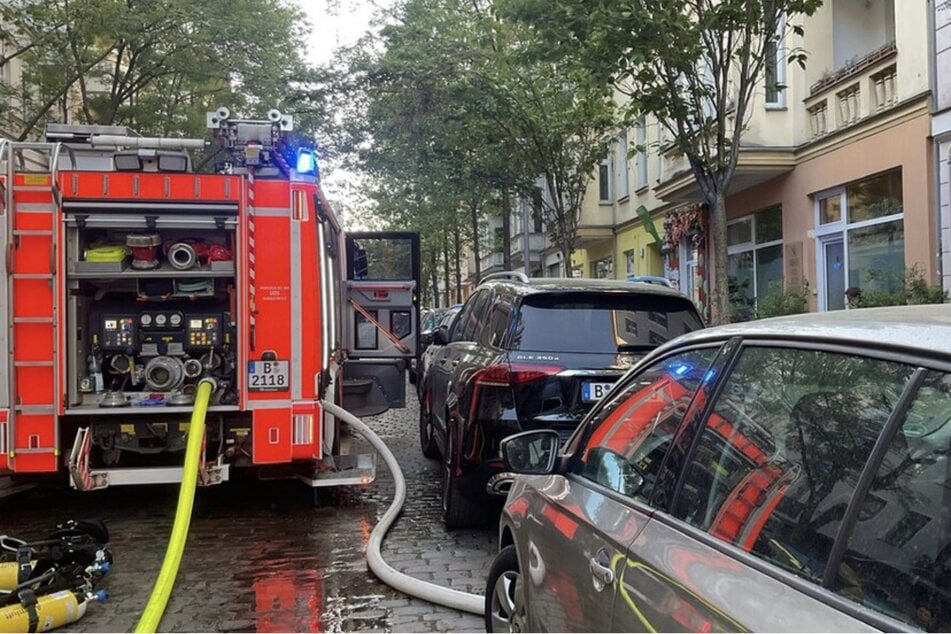 Die Feuerwehr bekämpfte die Flammen erfolgreich.