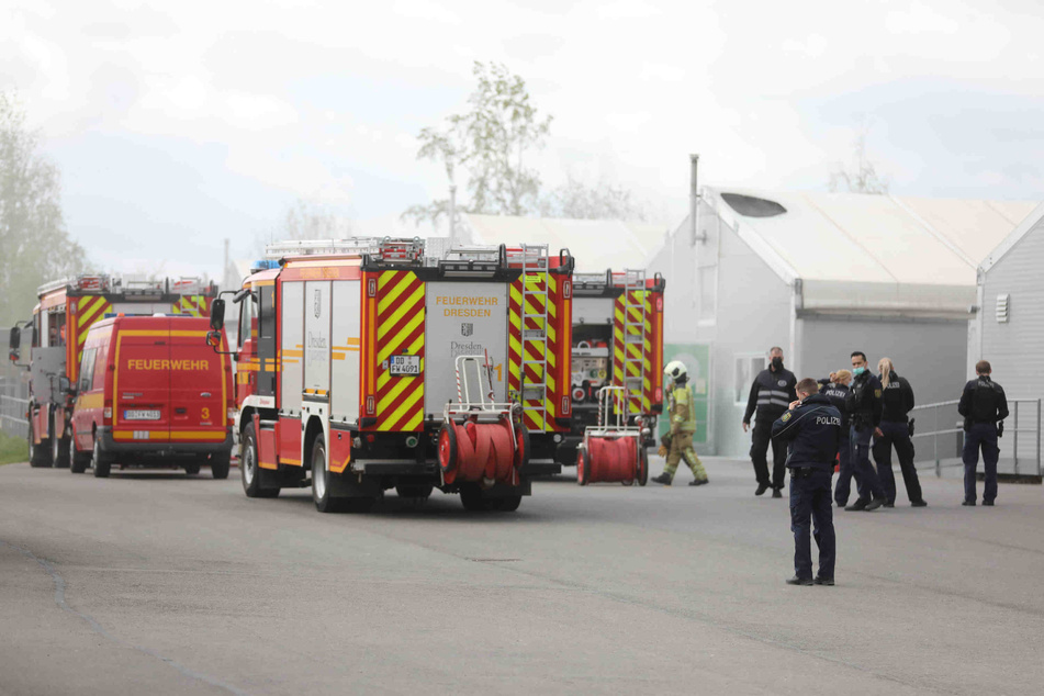 Mehrere EInsatzfahrzeuge waren vor Ort.