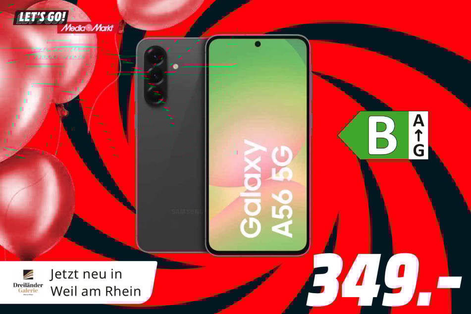 Samsung Galaxy A56 5G (256 GB)
für 349 Euro.