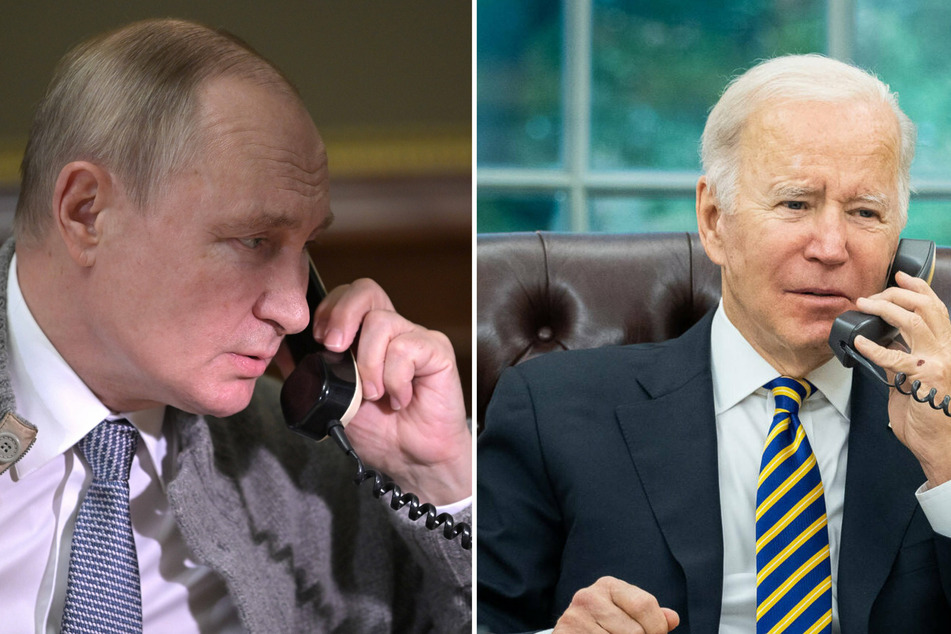 Putin (l.) and Biden have agreed "in principle" on a summit to discuss a solution to the Ukraine crisis.