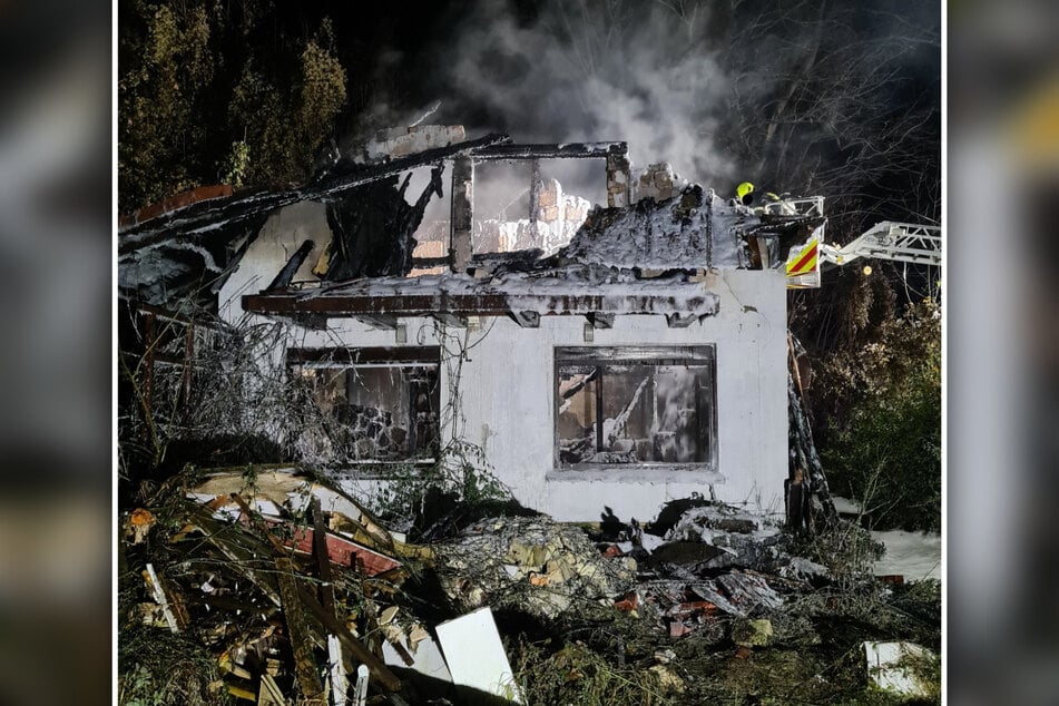 In Gernrode brannte in der Nacht ein Einfamilienhaus ab.