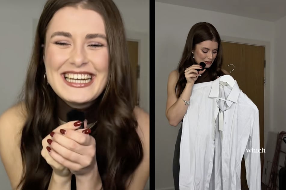 TikToker Radhica Isac no solo le regaló a su novio una camisa a rayas por su cumpleaños.