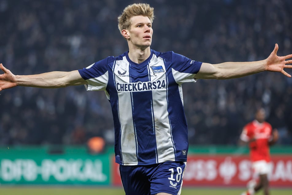 Luca Schuler (27) war mit acht Saisontoren Herthas bester Stürmer.