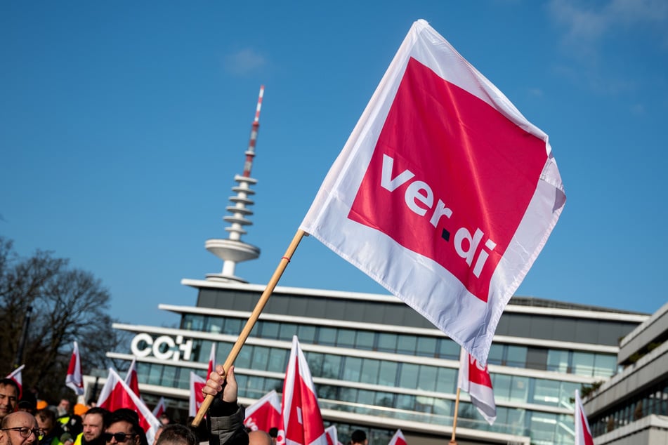Die Dienstleistungsgewerkschaft Verdi hatte zu dem Ausstand aufgerufen.