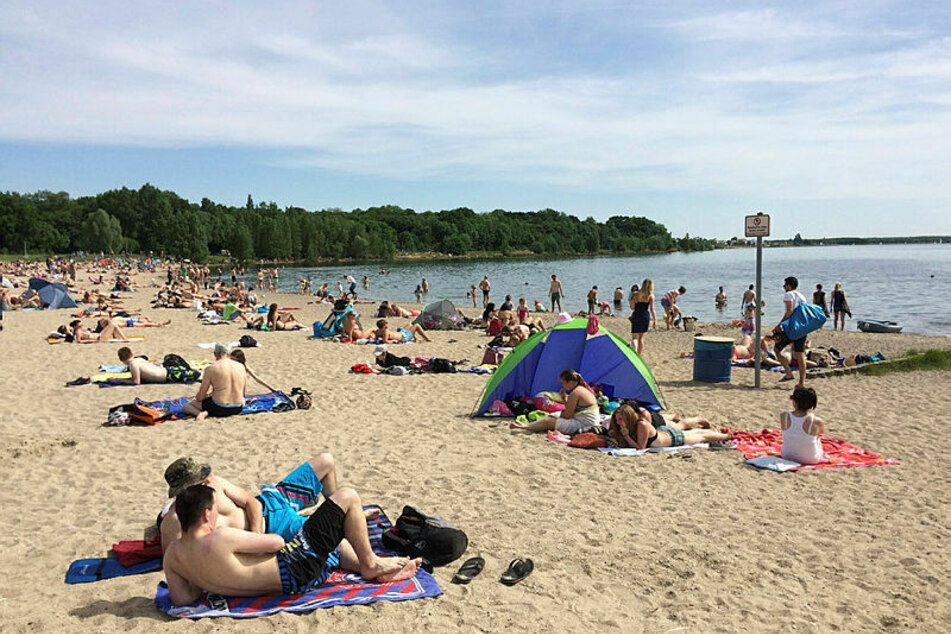 Der Cospudener See ist ein beliebtes Ziel vieler Leipziger. (Archivbild)