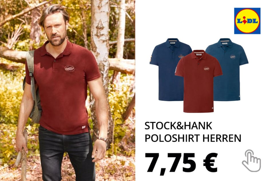 Stock&Hank Poloshirt Herren, Regular fit, kurzarm, Pikee, aus reiner Baumwolle