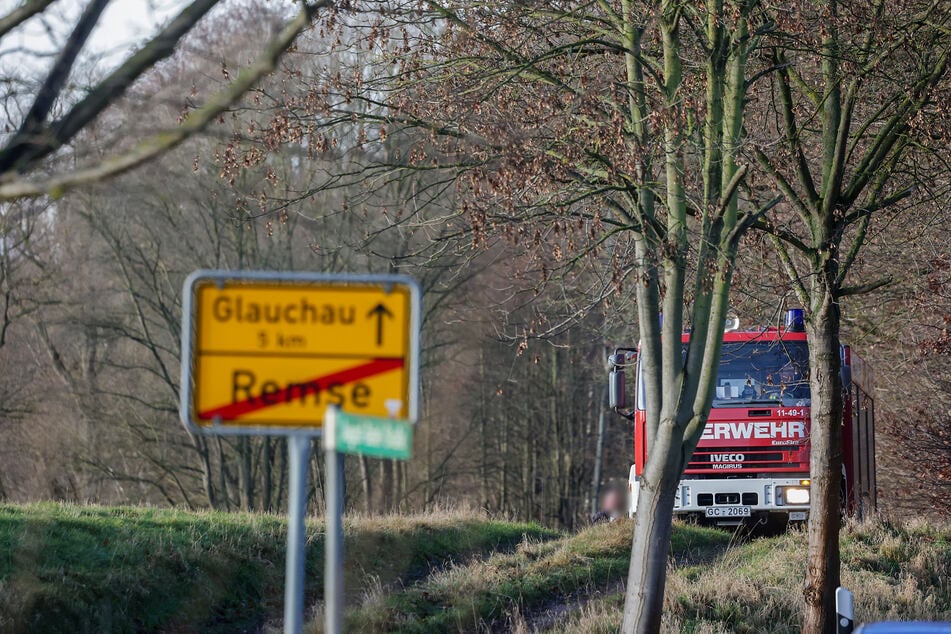 Auch die Feuerwehr war vor Ort.