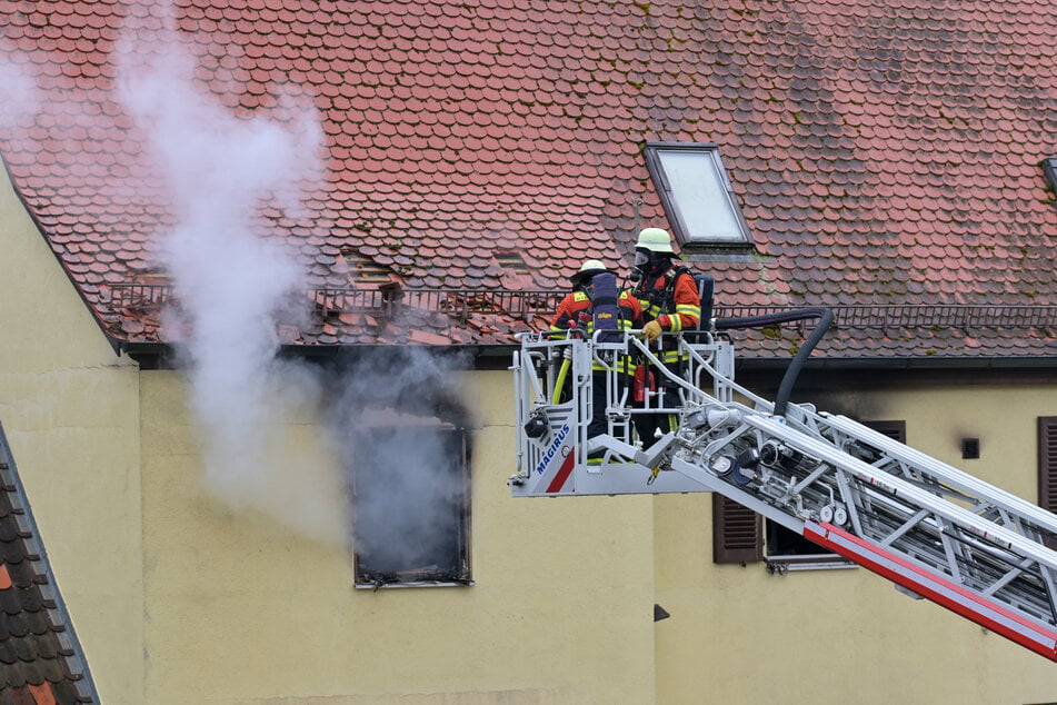 Die Feuerwehr konnte den Brand in Großhabersdorf löschen.