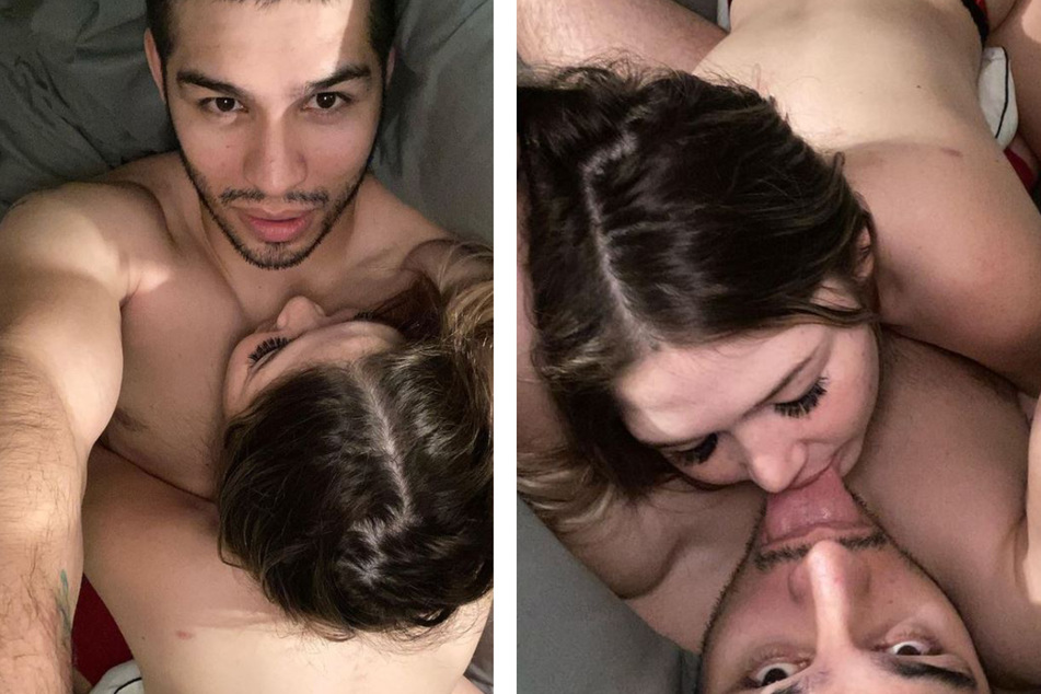 Schamlos präsentieren Marley Roze (19) und Gideon Mazikeen (33) ihr Liebesleben auf Instagram. (Bildmontage)