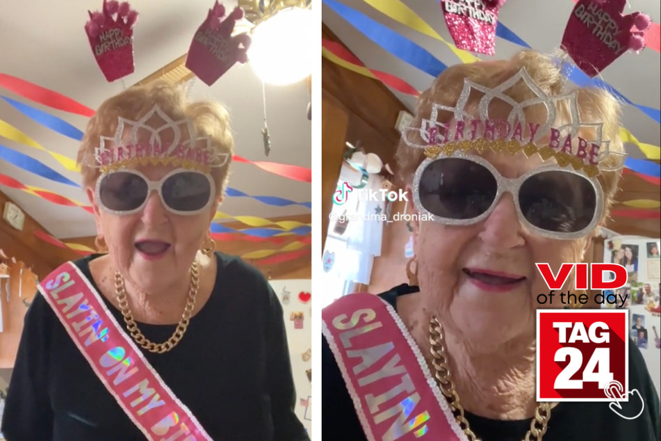 Grandma Droniak is one sassy birthday babe!