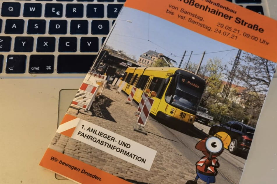 Die Anwohner im betroffenen Bereich (von der Hansa Straße bis zum Wilder Mann) erhielten am Donnerstag die Info-Flyer der DVB.