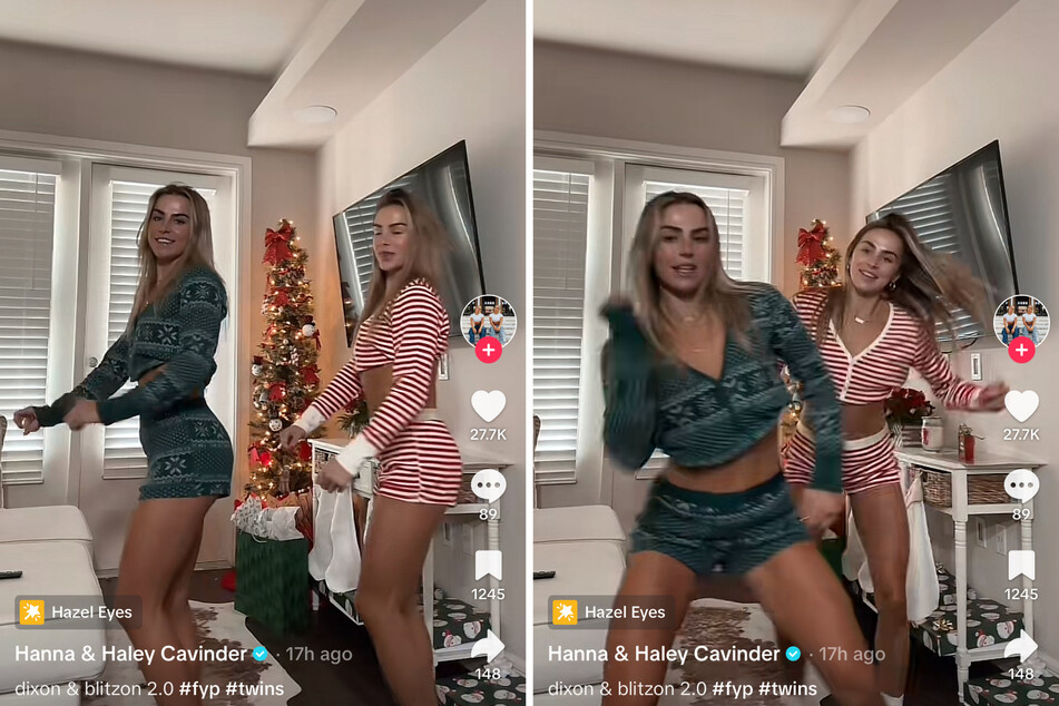 Cavinder twins ring in Christmas cheer with viral TikTok dance