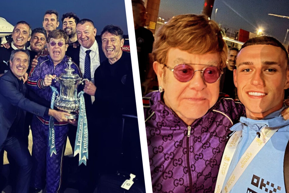 Elton John feiert mit Pep Guardiolas Manchester City: "Can You Feel The Love Tonight"