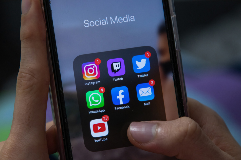Bunte App-Icons sollen zum Öffnen der Social-Media-Plattformen verleiten. (Symbolfoto)