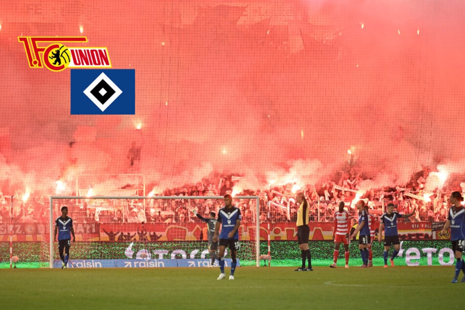 Riesige Pyro-Show bei historischem Duell: HSV und Union teilen sich die Punkte
