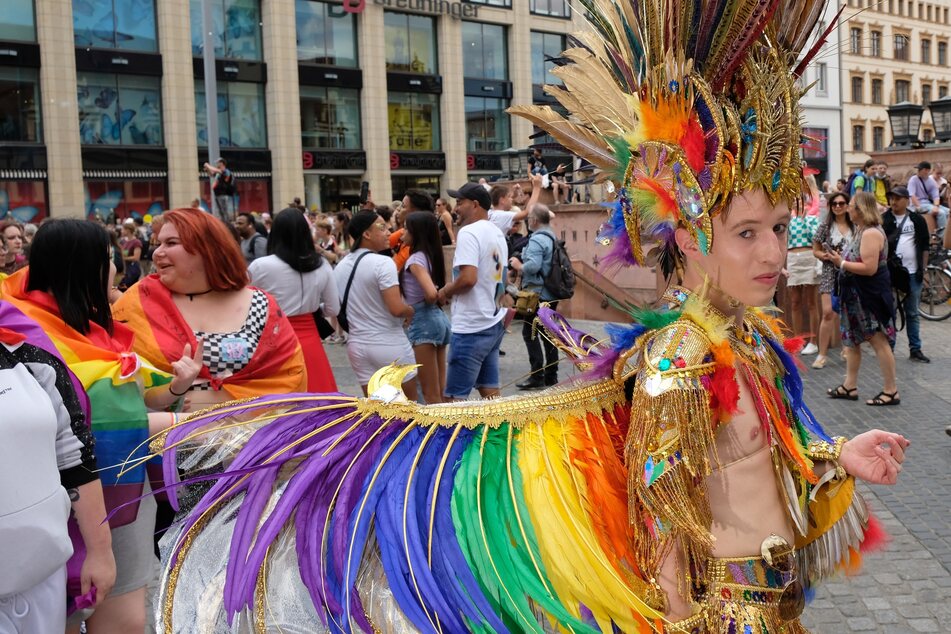 Seit dem 9. August findet der CSD in Leipzig statt. (Archivbild)