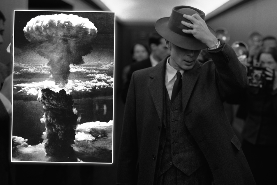 Ob neben dem Trinity-Test auch die Atombombe von Nagasaki (l.) in "Oppenheimer" zu sehen sein wird, verriet Nolan noch nicht.