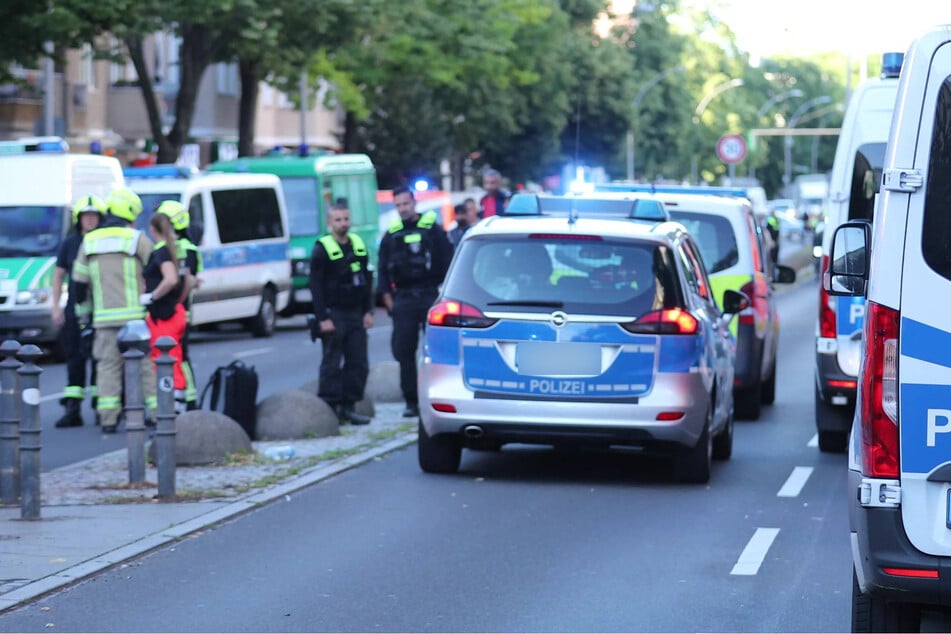 Mehrere Polizeiwagen waren im Einsatz.