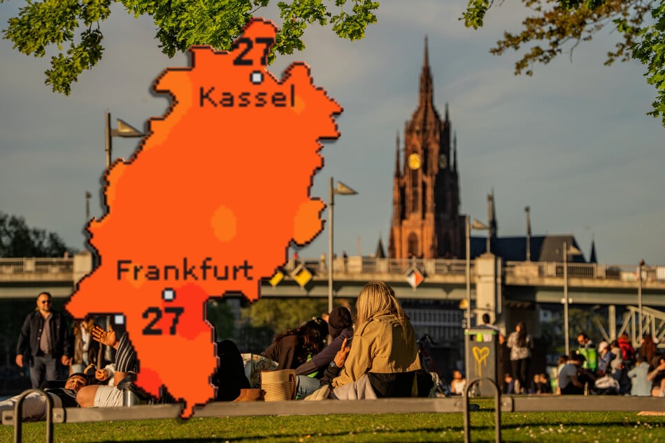Nachdem Höchstwerte bis zu 27 Grad erreicht worden sind, können erste Schauer und auch Gewitter aufkommen.