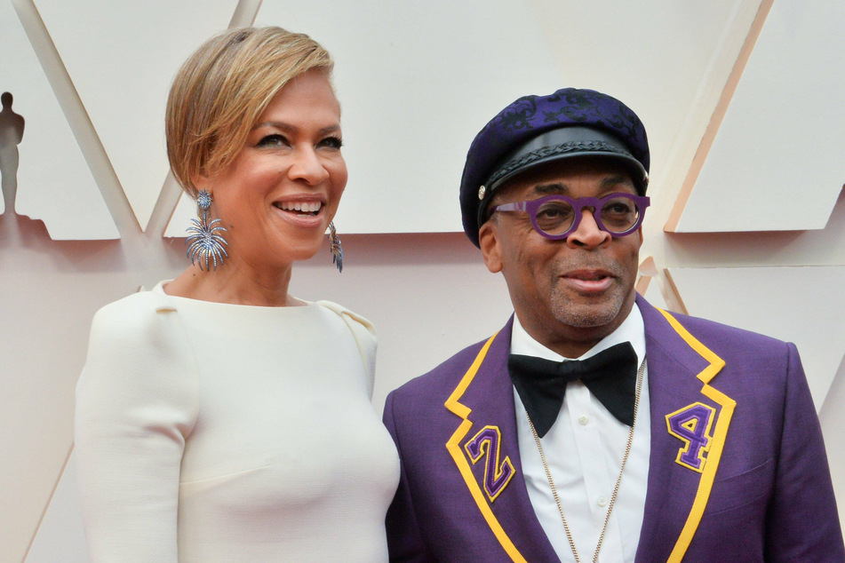 Wife Tonya Lewis Lee and Spike Lee at the Oscars in February 2020.