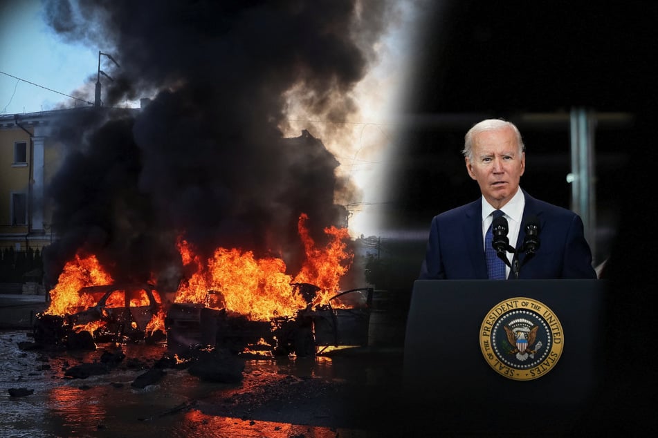President Joe Biden condemned the large-scale Russian missile strikes on Ukrainian cities.