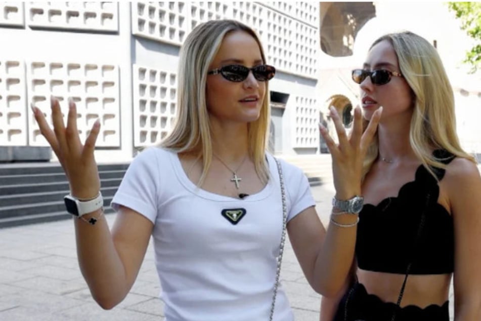 Davina (22, l.) und ihre Schwester Shania (21) sind in Monaco geboren und aufgewachsen.