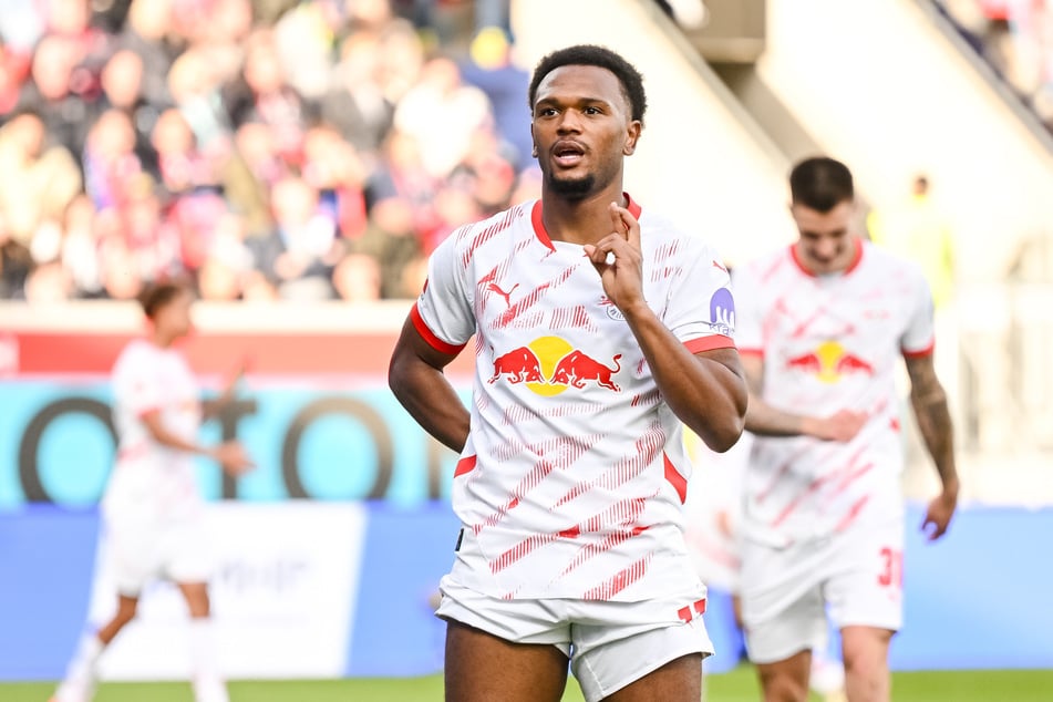 Lois Openda erzielte den für RB Leipzig erlösenden Treffer zum 1:0.