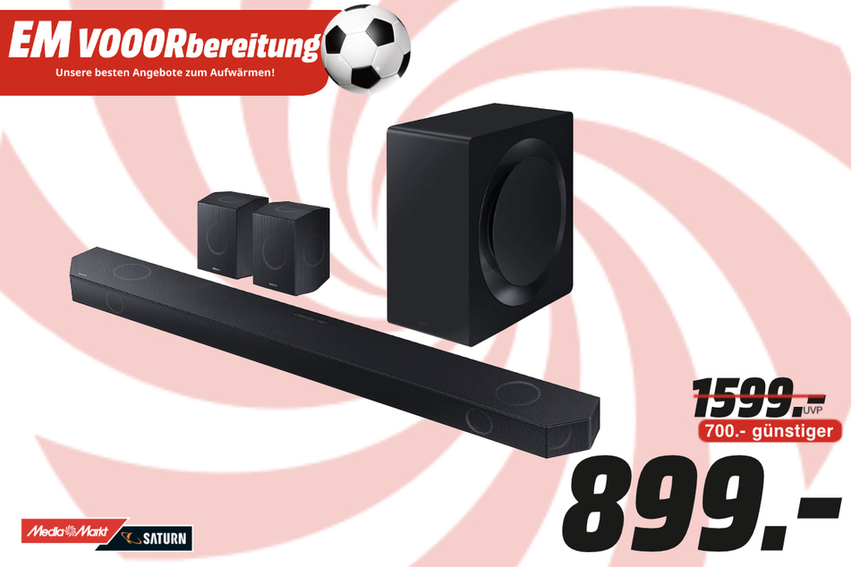 Samsung-Soundsystem für 899 statt 1.599 Euro.