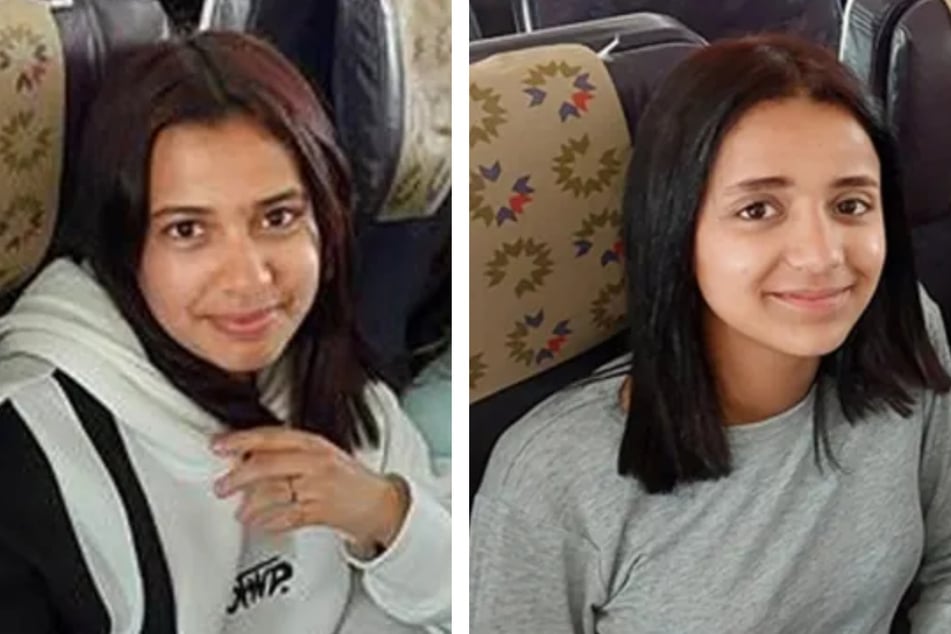 Houda (15, l.) und Douae (14) gelten als vermisst.