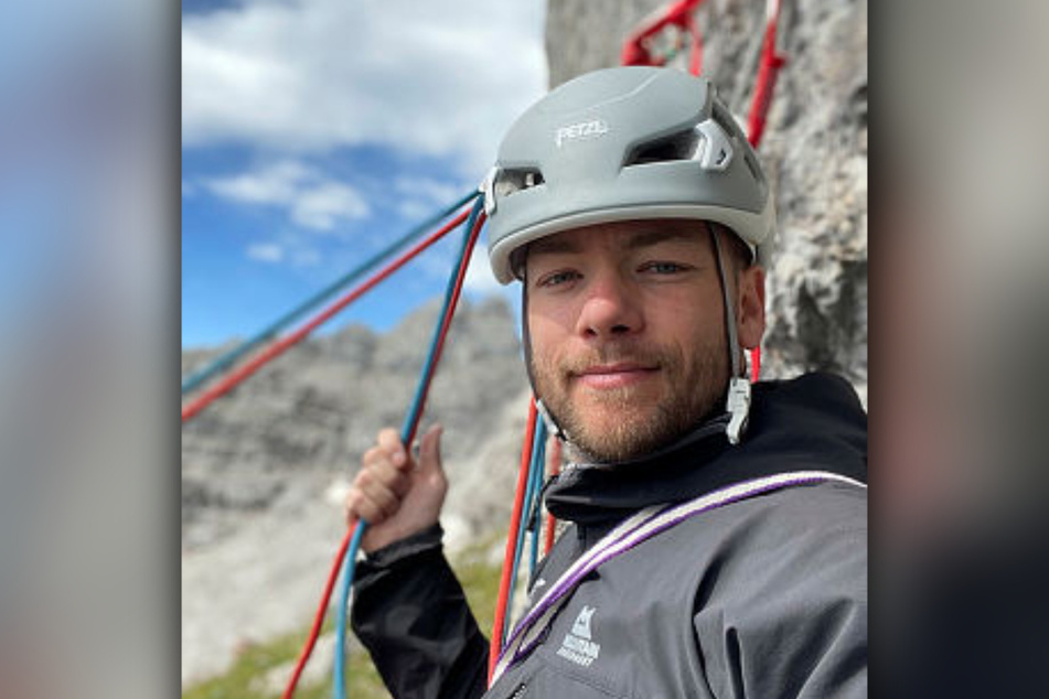 Toni Werner (36) vom Deutschen Alpenverein klettert selbst gerne am Holzberg.
