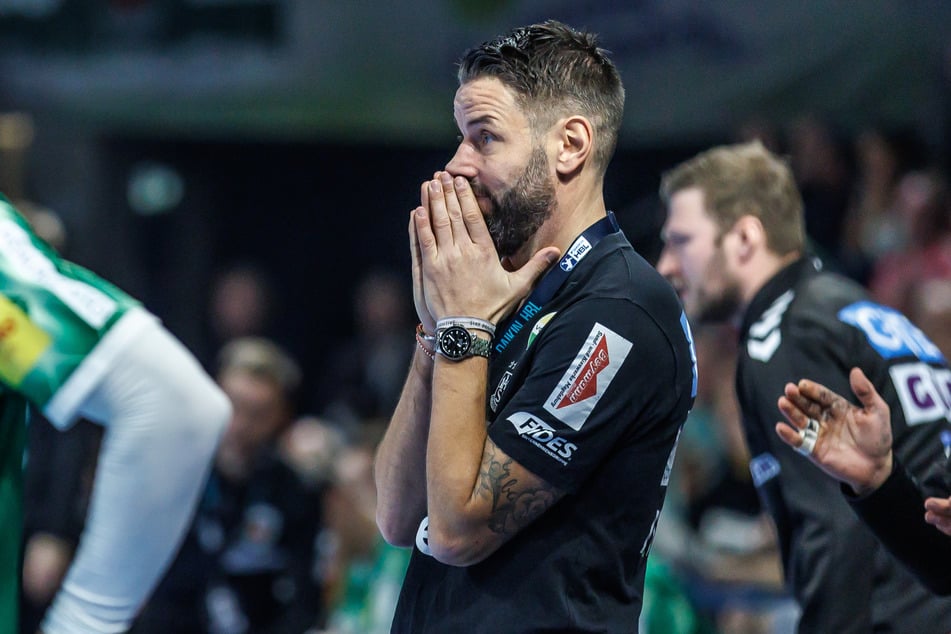 SCM-Trainer Bennet Wiegert (42) lässt sich nach dem Match gegen Berlin nicht beirren.