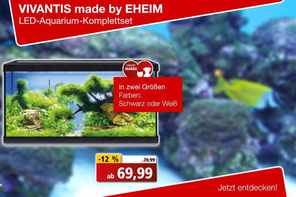 VIVANTIS made by EHEIM, LED-Aquarium-Komplettset (verfügbar nur in Coswig und im Elbepark)