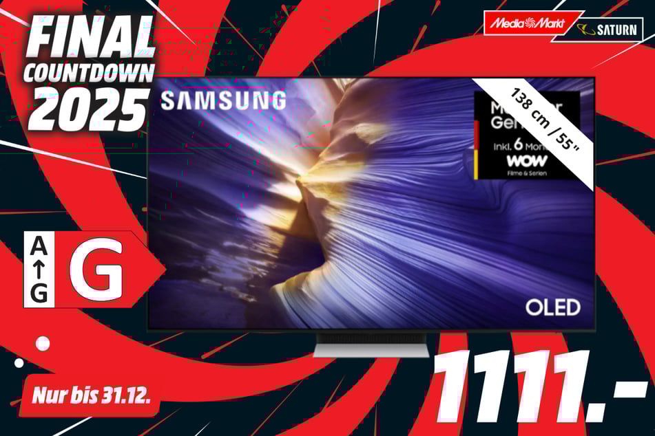 55-Zoll Samsung-Fernseher für 1.111 Euro.