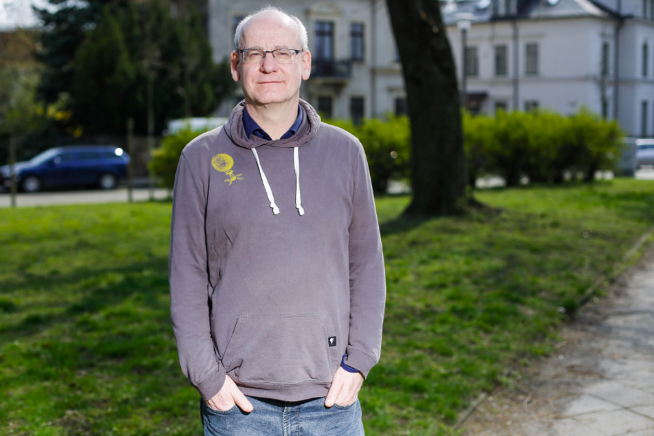 Grüne-Stadtrat und "Lautsprecher" Johannes Lichdi (56) hat Ärger mit seiner Partei.