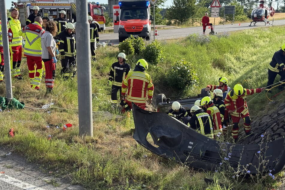 Zahlreiche Rettungskräfte waren vor Ort.