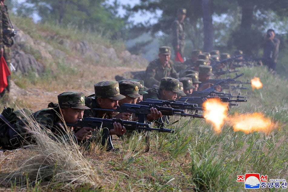 Ukrainian President Volodymyr Zelensky claimed Russia was using North Korean troops to push Kyiv's forces out of the Kursk region (file photo).