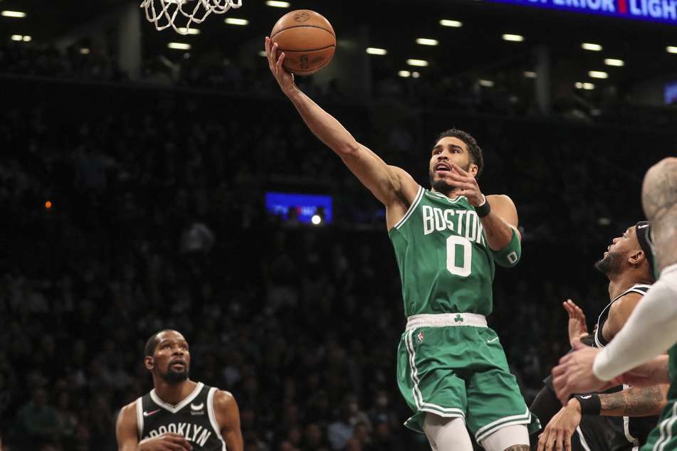 Jayson Tatum notched up 39 points on 13-of-29 shooting, six assists, five rebounds, and six steals as the Celtics beat the Nets.