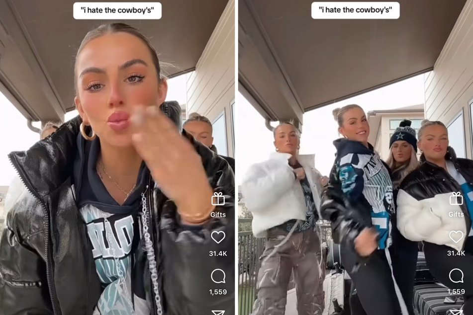 Haley Cavinder is going Instagram viral after she revealed her one-word response to those who are not Dallas Cowboys fans.