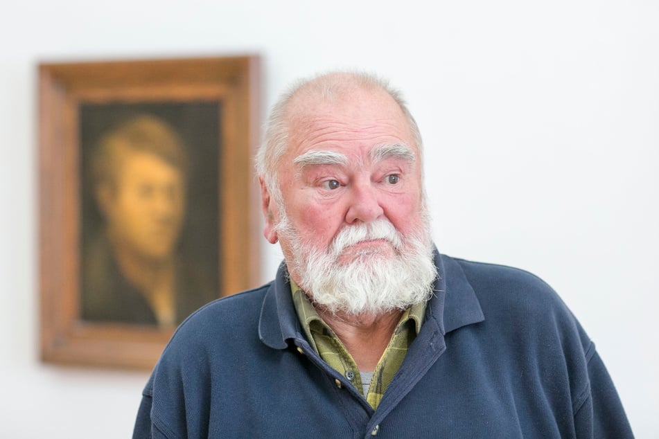 Bildhauer Peter Makolies (89) hat das sächsische Kulturdenkmal 1982 geschaffen.