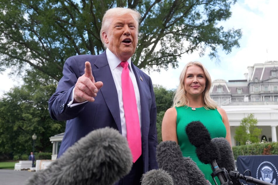 Karoline Leavitt (29) war lange als Sprecherin an der Seite Trumps, Ende August schied sie aus ihrem Amt aus.