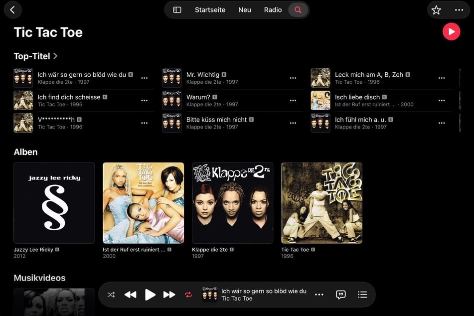 Immer noch im Stream: 30 Jahre nach dem Debütalbum "Tic Tac Toe" vom 15. April 1996 wird der gleichnamigen Girl-Band eine eigene Podcast-Reihe gewidmet.