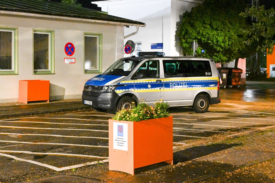 Der Bahnhof in Prien wurde von den Einsatzkräften abgesperrt.