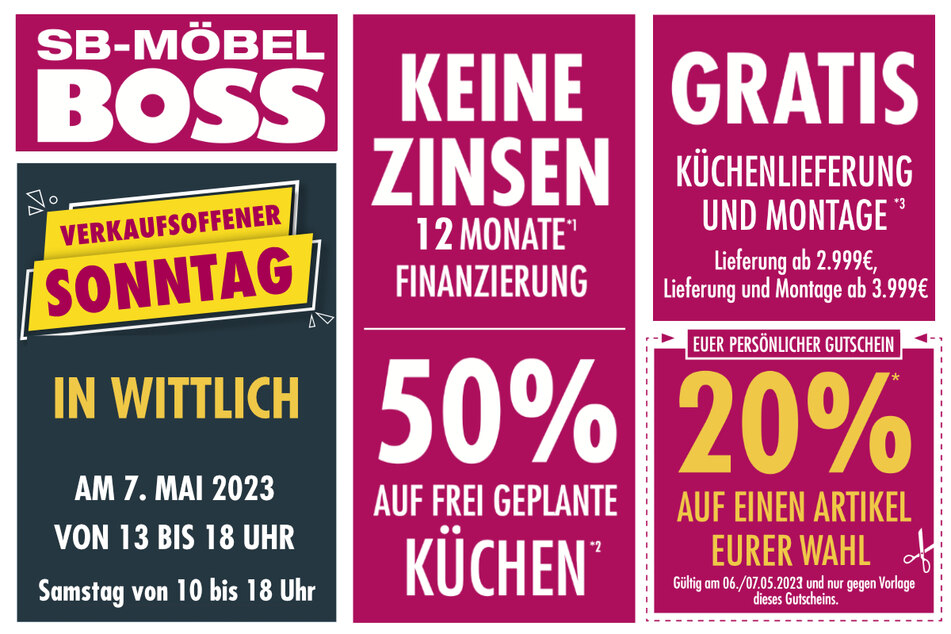 Hier klicken und Coupon für 20 Prozent sichern.
